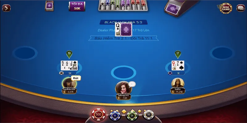 Blackjack Sunwin – Trò chơi bài đổi thưởng hàng đầu